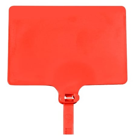 Bsc Preferred Cable Tie, 9 in L, Red, 120 lb Strength, 100 PK BUY00028852